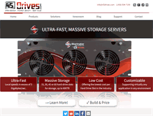 Tablet Screenshot of 45drives.com